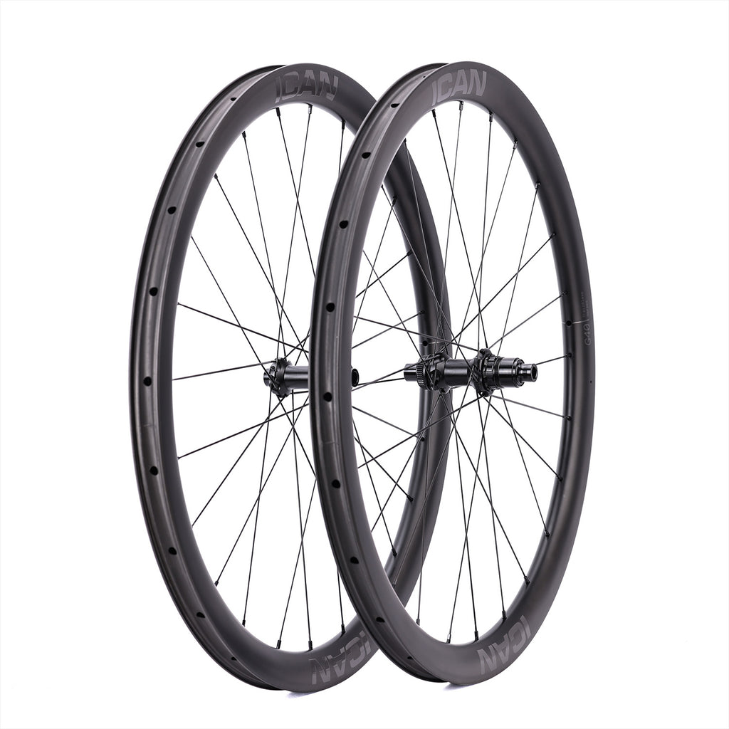 ICAN 700C G40 gravel wheels with 36T ratchet system