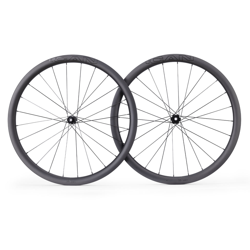 ICAN AERO 38 II Disc Wheelset with DT240EXP hubs TRIAERO