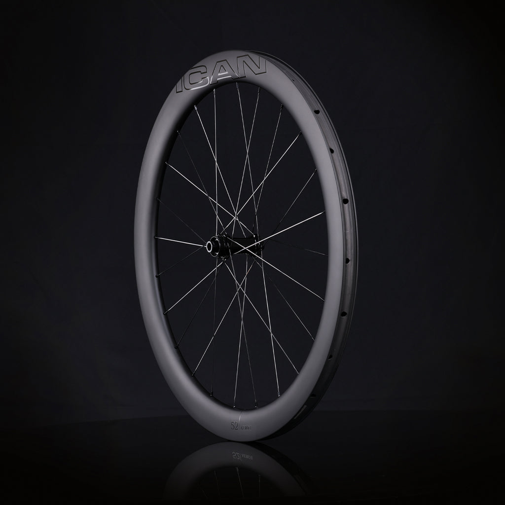ICAN AERO 52 II disc wheels with 45T ratchet system hubs D91 TRIAERO
