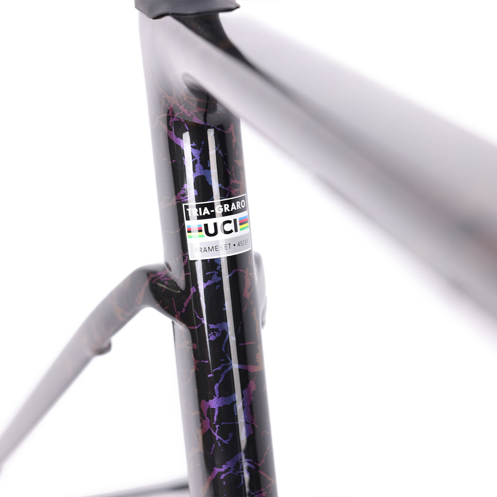 ICAN Graro gravel frame uci approval  fork without bolts 0mm offset seat post TRIAERO